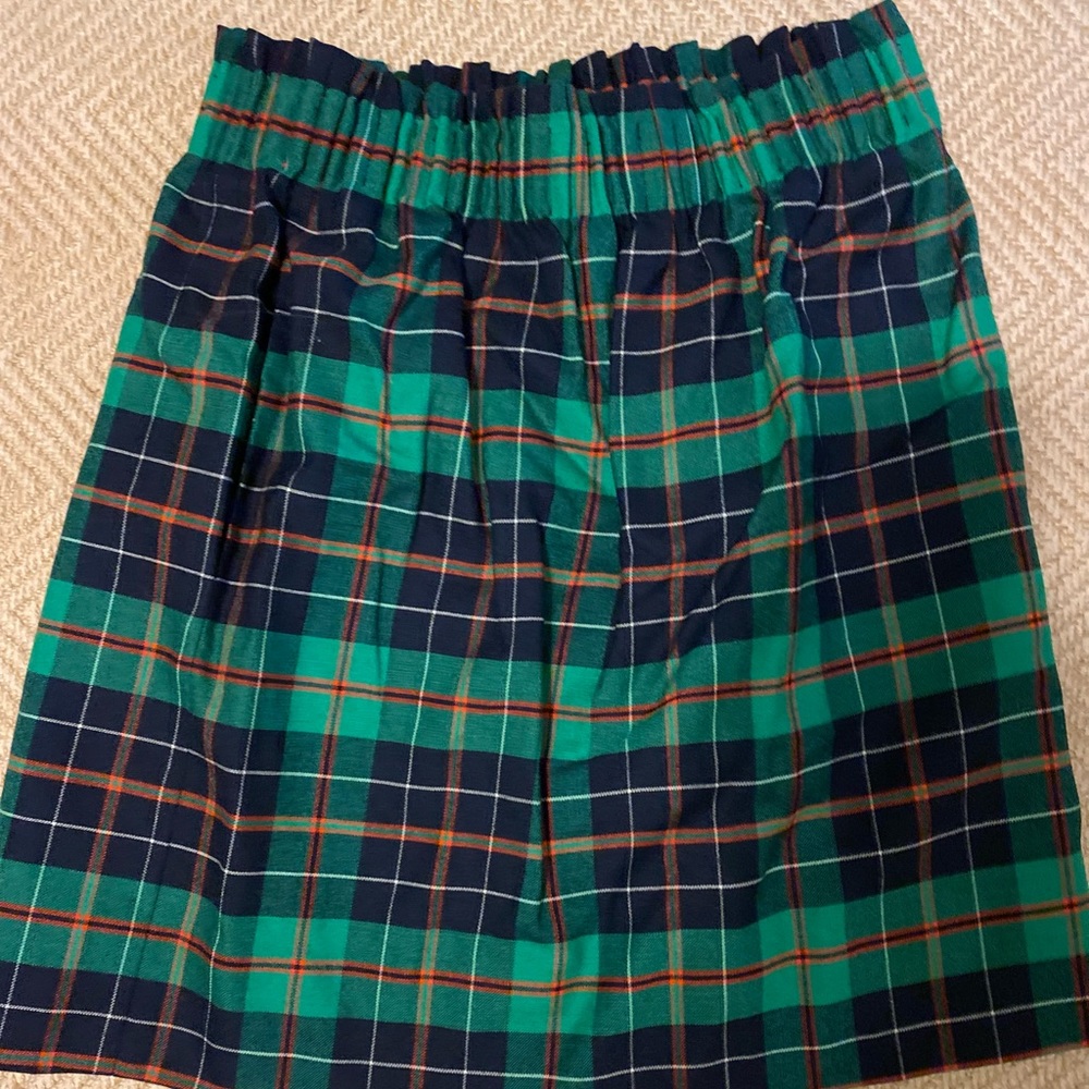J. Crew plaid Holiday skirt, size 00